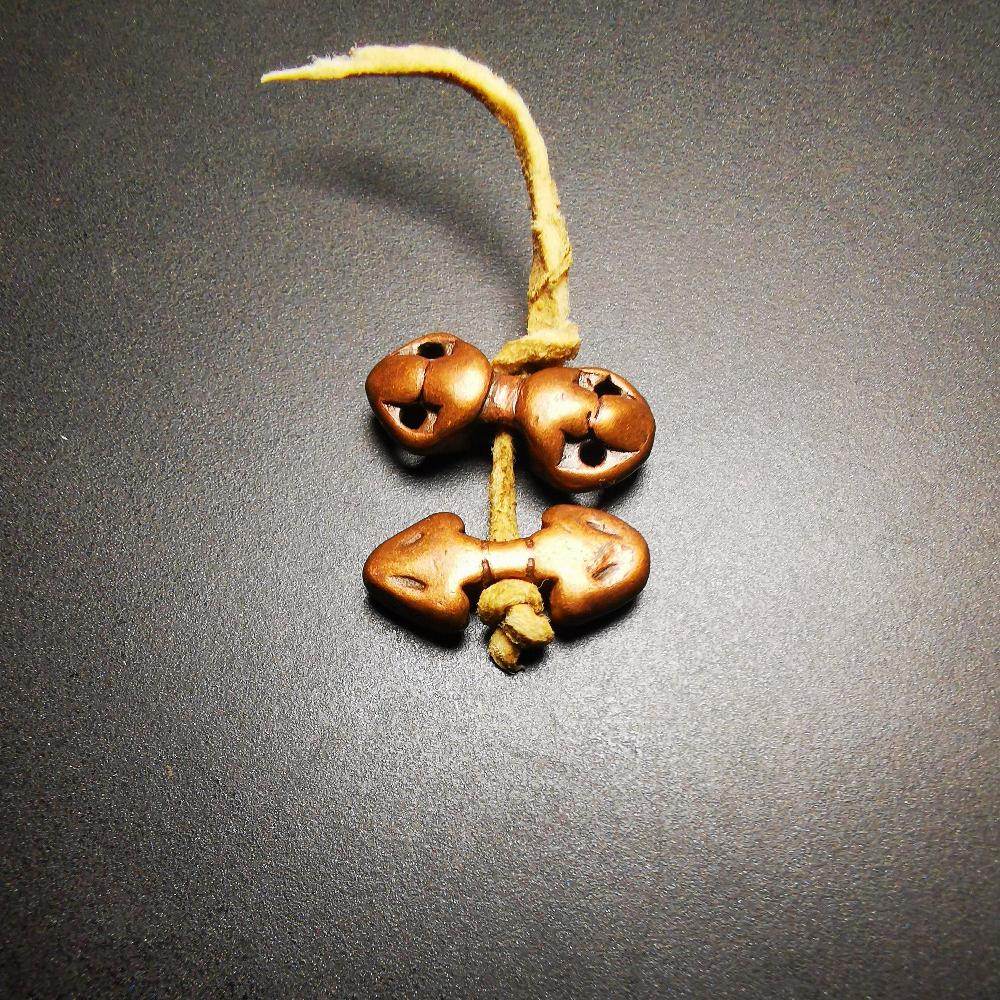 Amulet,Mini Vajra Bead Pendant for Mala Prayer Beads - Gandhanra-ART