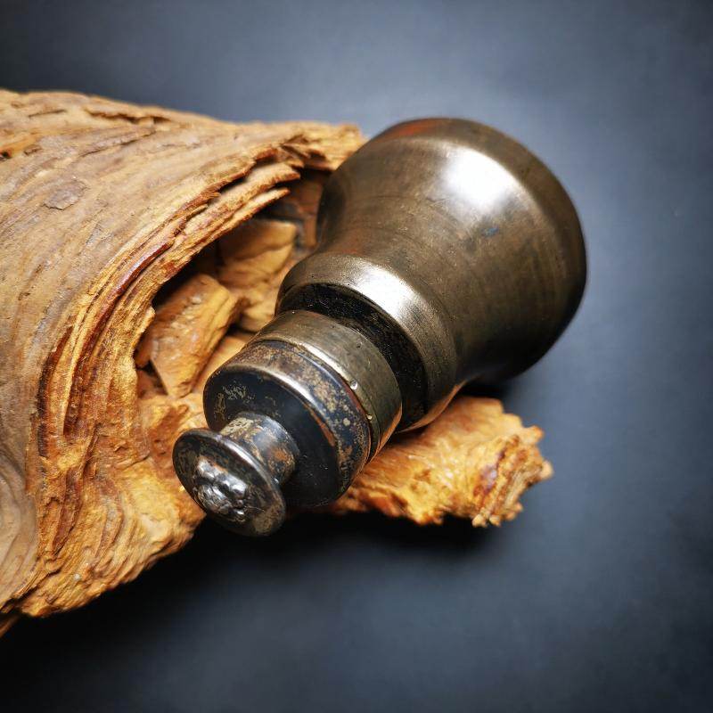 Inkwell,Mini Copper Jar with Lid - Gandhanra-ART