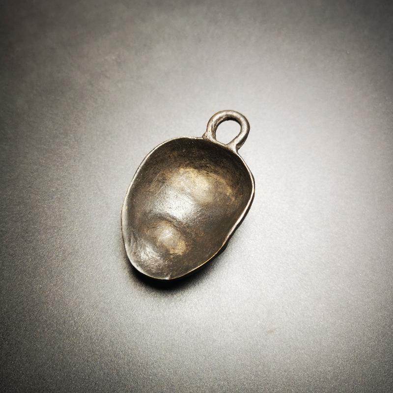 Gandhanra Handmade Skull S¨©tavana Amulet,Smasana Adhipati Pendant,Made of Thokcha - Gandhanra-ART