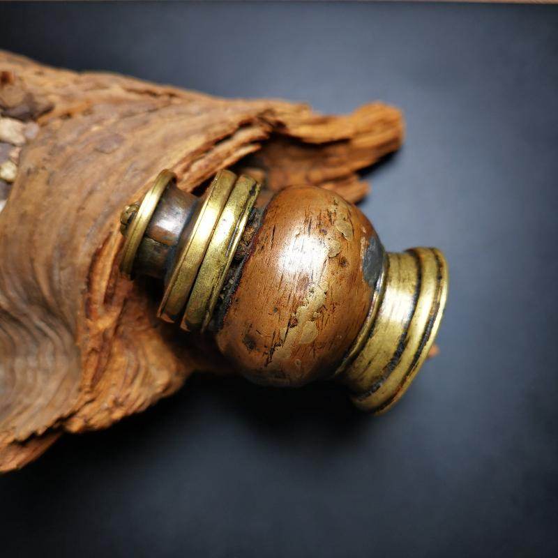 Tibetan Inkwell,Mini Copper Jar with Lid,Inkpot,Ink Bottle - Gandhanra-ART