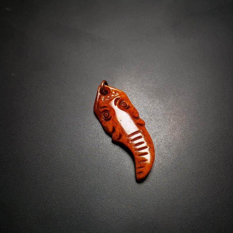 Gandhanra Unique Tibetan Yak Bone Carved Ganesha (Elephant God) Amulet Pendant - Gandhanra-ART