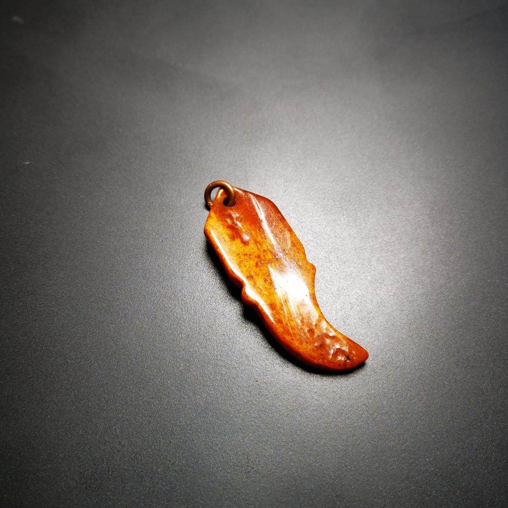 Gandhanra Unique Tibetan Yak Bone Carved Ganesha (Elephant God) Amulet Pendant - Gandhanra-ART