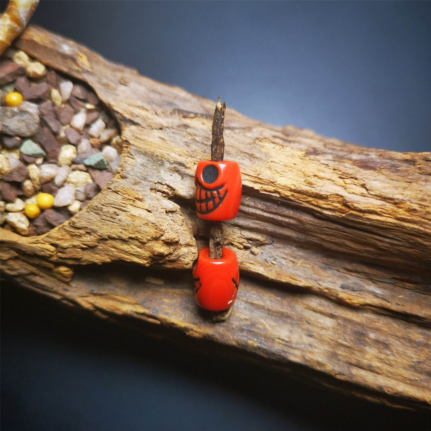 Amulet,Skull Sītavana Pendant for Prayer Beads, Mala - Gandhanra-ART