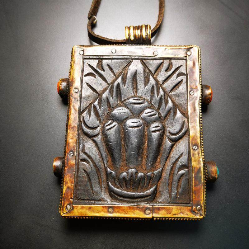 Woodblock Plate, Bhaisajyaguru,Medicine Buddha with Mantra - Gandhanra-ART