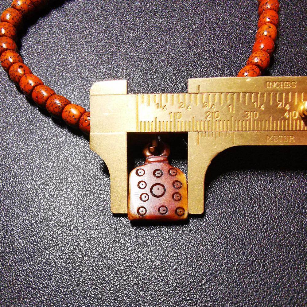 Yak Bone Carved Flower Mala Pendant,Bead Counter Clip, Prayer Bead Accessories,Gandhanra Tibetan Amulet - Gandhanra-ART