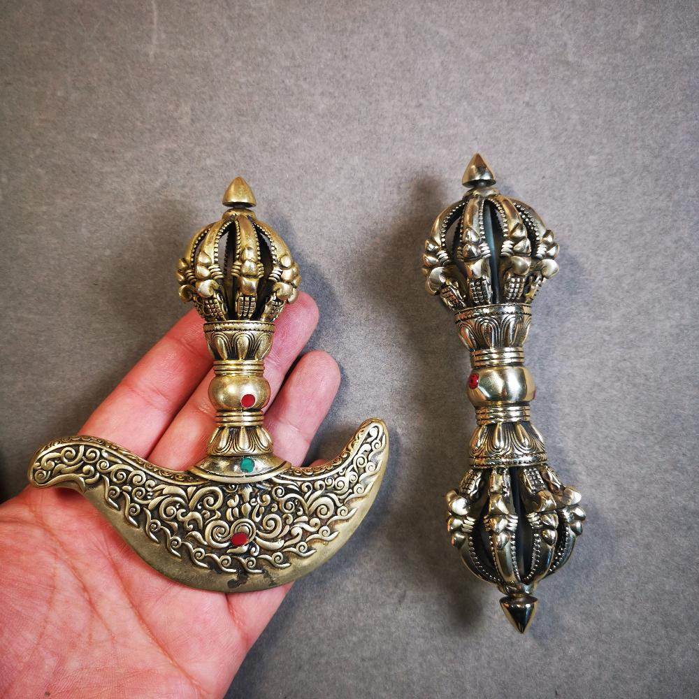 Nine Pronged Vajra & Kartika(knife of the dakinis) - Gandhanra-ART