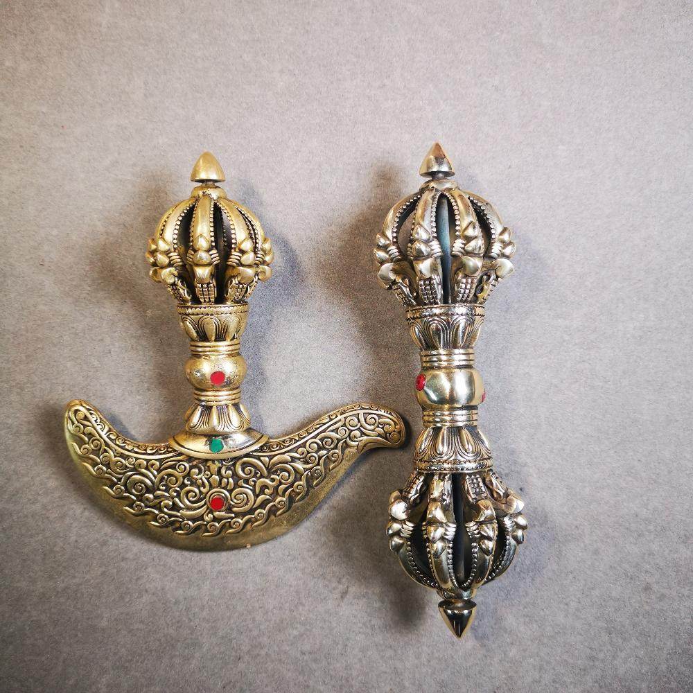 Nine Pronged Vajra & Kartika(knife of the dakinis) - Gandhanra-ART