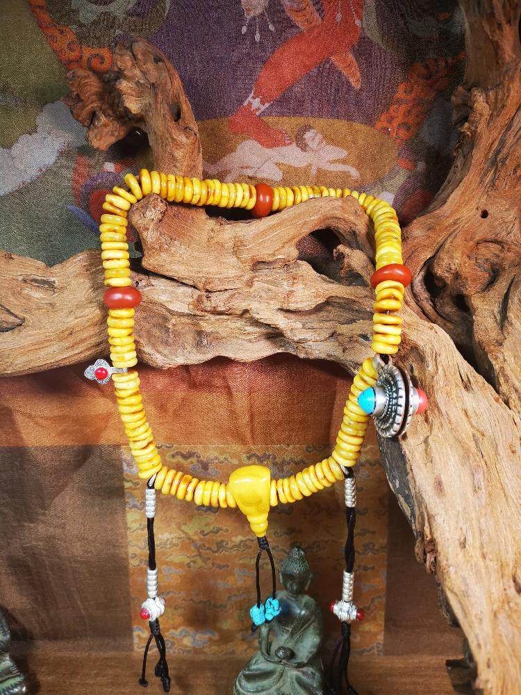 Beeswax Mala,Prayer Beads - Gandhanra-ART