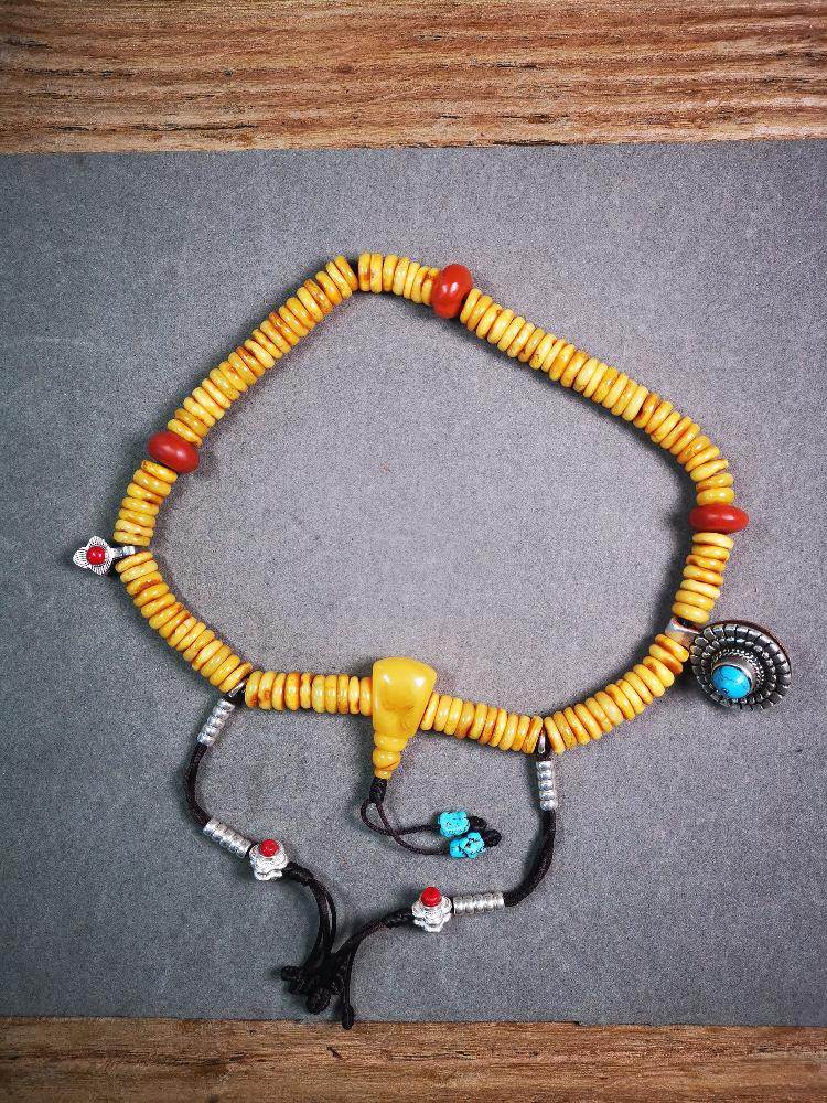 Beeswax Mala,Prayer Beads - Gandhanra-ART