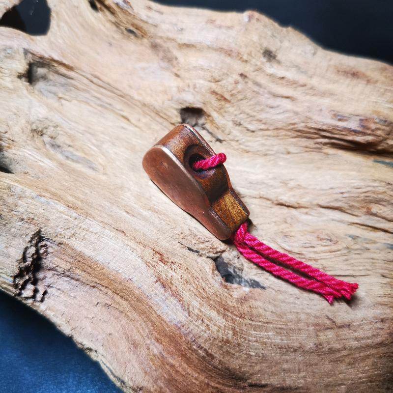 Gandhanra Tibetan Copper & Sandalwood Guru Bead,T-drilled 3-Hole Bead,Mala Bead,Connector Bead for Prayer Bead Accessories - Gandhanra-ART