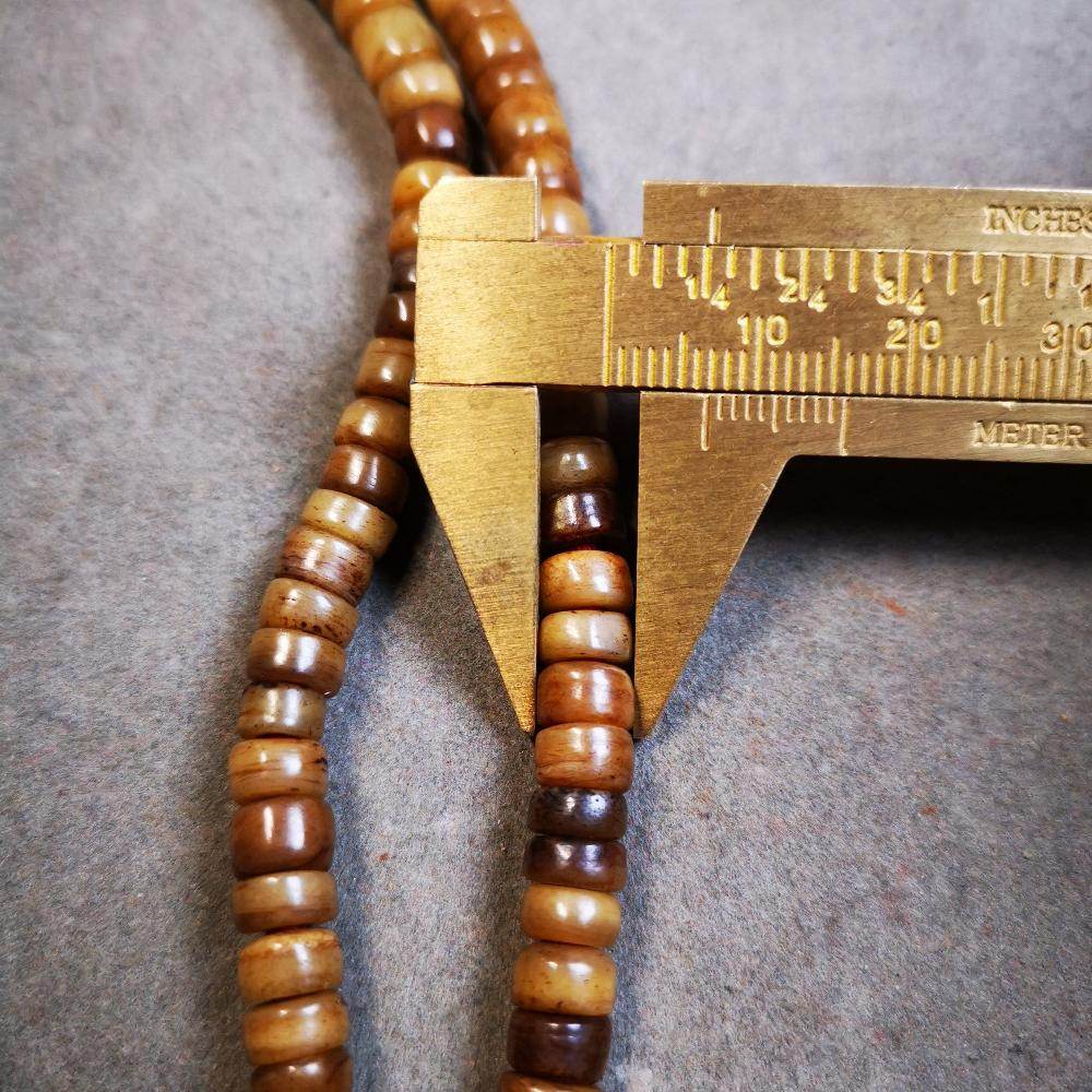 Yak Bone Mala Beads Necklace - Gandhanra-ART
