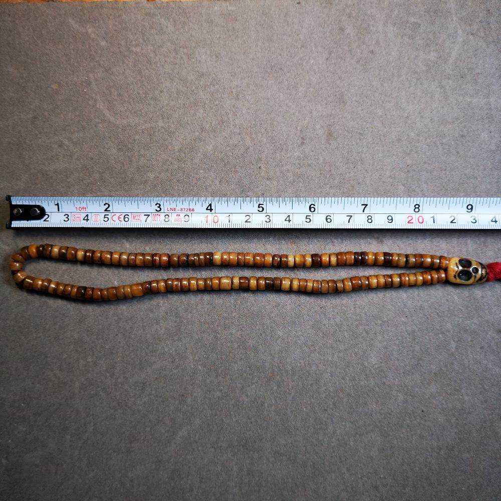 Yak Bone Mala Beads Necklace - Gandhanra-ART