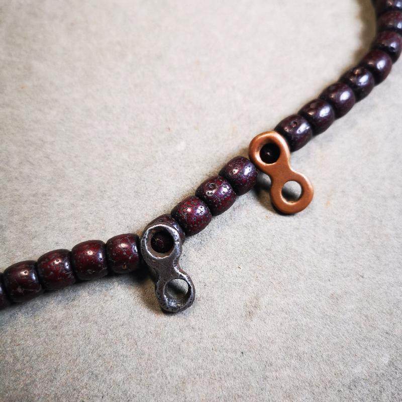 Gandhanra Old Mala Clip, Mala Pendant Connecting Ring, Prayer Beads Accessories,Made of Cold Iron - Gandhanra-ART