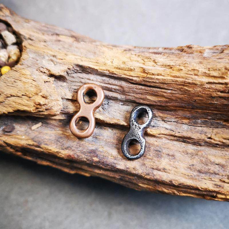 Gandhanra Old Mala Clip, Mala Pendant Connecting Ring, Prayer Beads Accessories,Made of Cold Iron - Gandhanra-ART