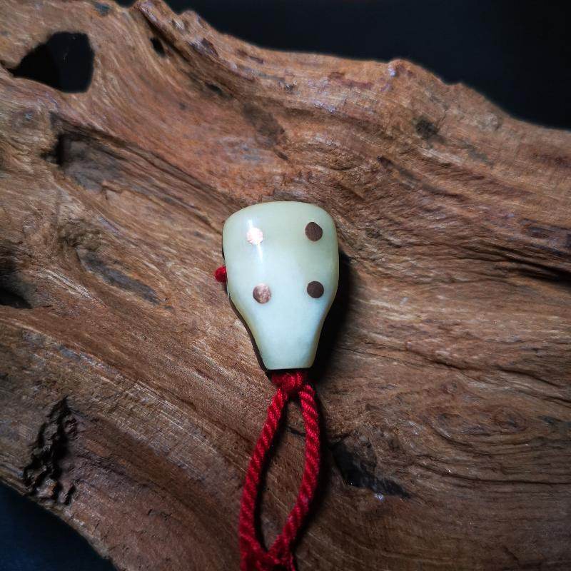 Gandhanra Tibetan Yak Bone Inlaid Sandalwood Guru Bead,T-drilled 3-Hole Bead,Mala Bead,Connector Bead for Prayer Bead Accessories - Gandhanra-ART
