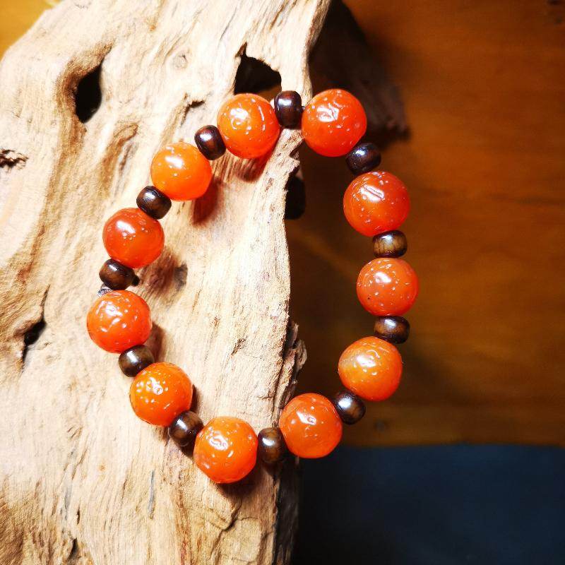 Nanhong Red Agate Bracelet,Amulet Mala Bracelet - Gandhanra-ART