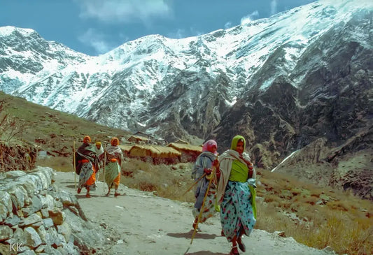 Western backpacker captured thousands of images of the Himalayas in the 1970s.