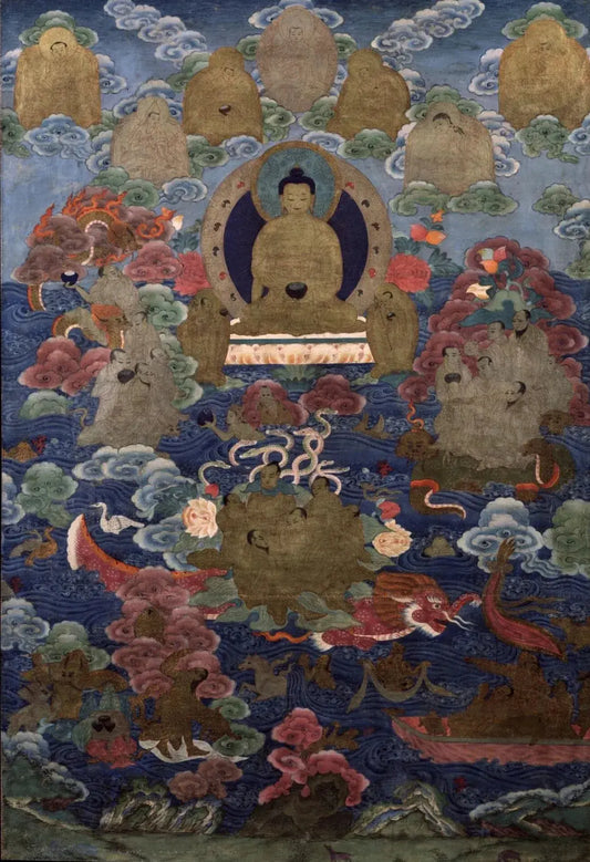 The Sixteen Arhats Arrive in the East China - Gandhanra-ART