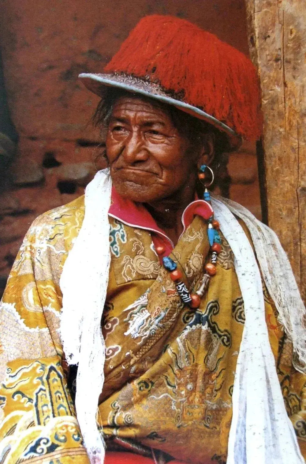 Tibetan Hats: Flying Black Hat, Red Hat from Mongolia - Gandhanra-ART