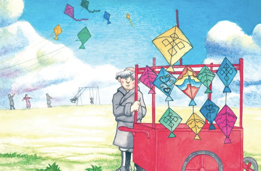 The Tibetan kite has fangs.