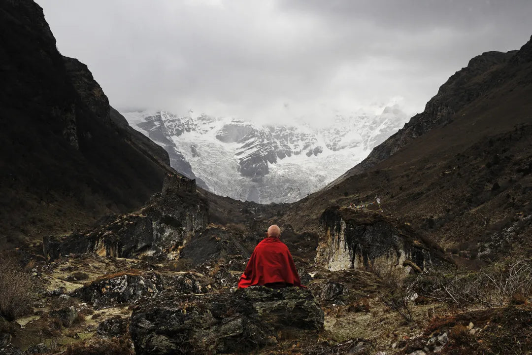 French Lama, he uses photography to convey spiritual awakening
