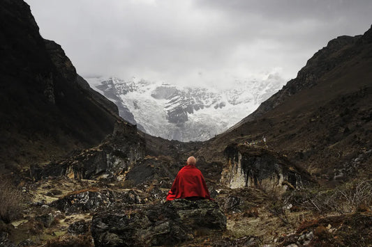 French Lama, he uses photography to convey spiritual awakening