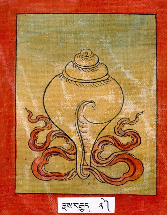 Sound the mystical sound full of spirituality: Conch in Himalayan Art. - Gandhanra-ART