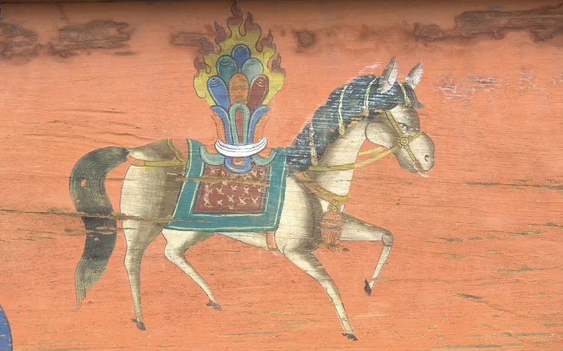 Father is a bird, mother is a monkey ▎ The origin legend of the Tibetan horse