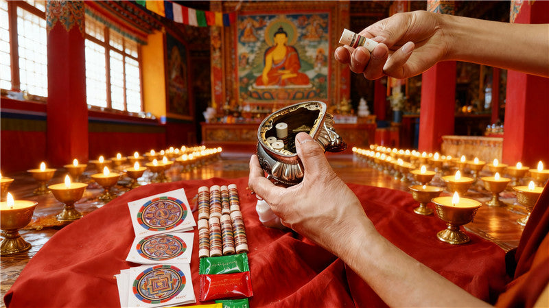 Blog-Tibetan Statue Filling & Consecration Process