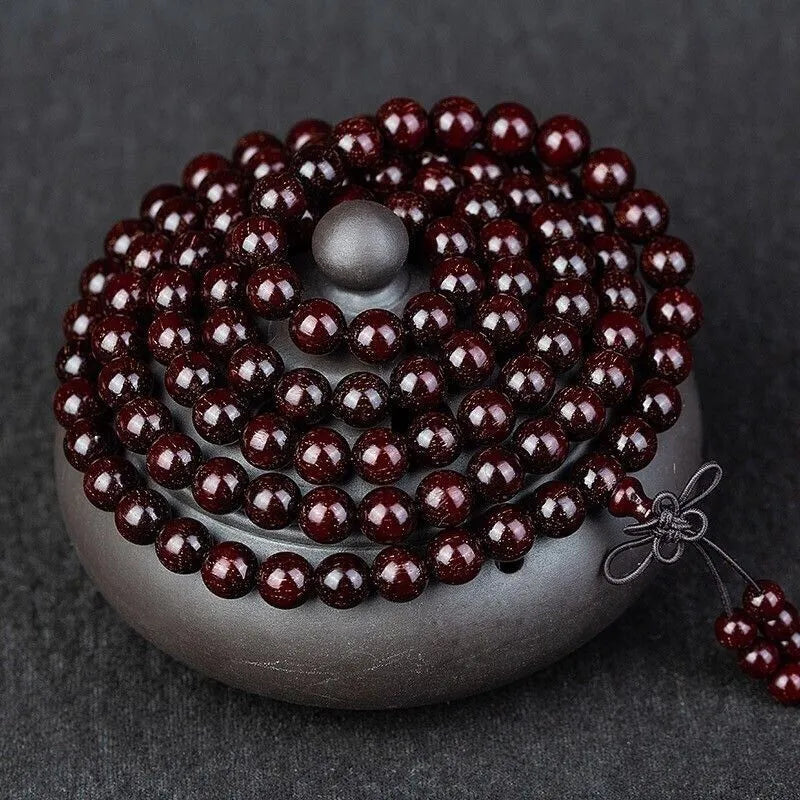 Red Sandalwood Mala: Meaning, Benefits, Symbolism & How to Use