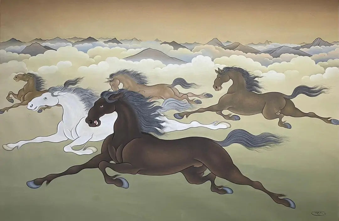 The world's wind and horse