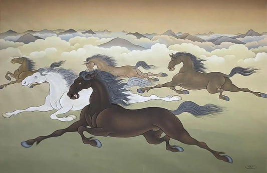 The world's wind and horse