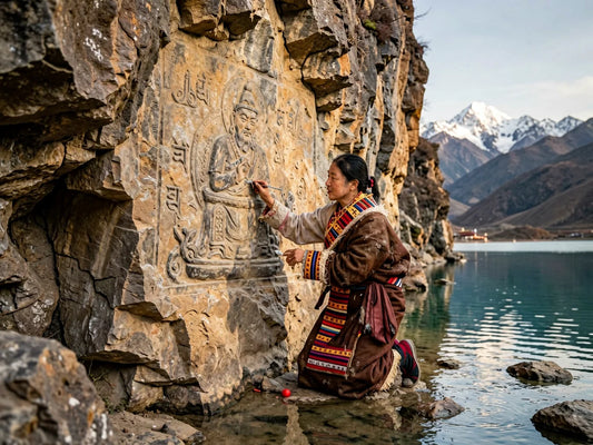 Carved on Cliffs, Buried in Lakes: Treasure Maps of the Himalayas — from gandhanra.art