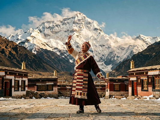 Dancing on the Snowy Peak: The Song and Dance of Tibet — from gandhanra.art