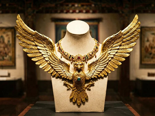 Golden Wings of the Garuda: The Paramount Guardian of Faith — from gandhanra.art