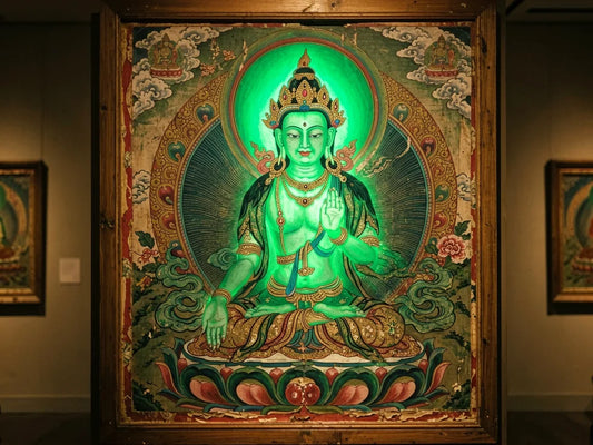 Green Tara: The Emerald Radiance of Compassion — from gandhanra.art