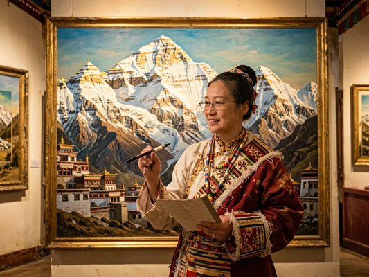 Mount Kailash From His Pen: The Painter Sonam Banjo — from gandhanra.art