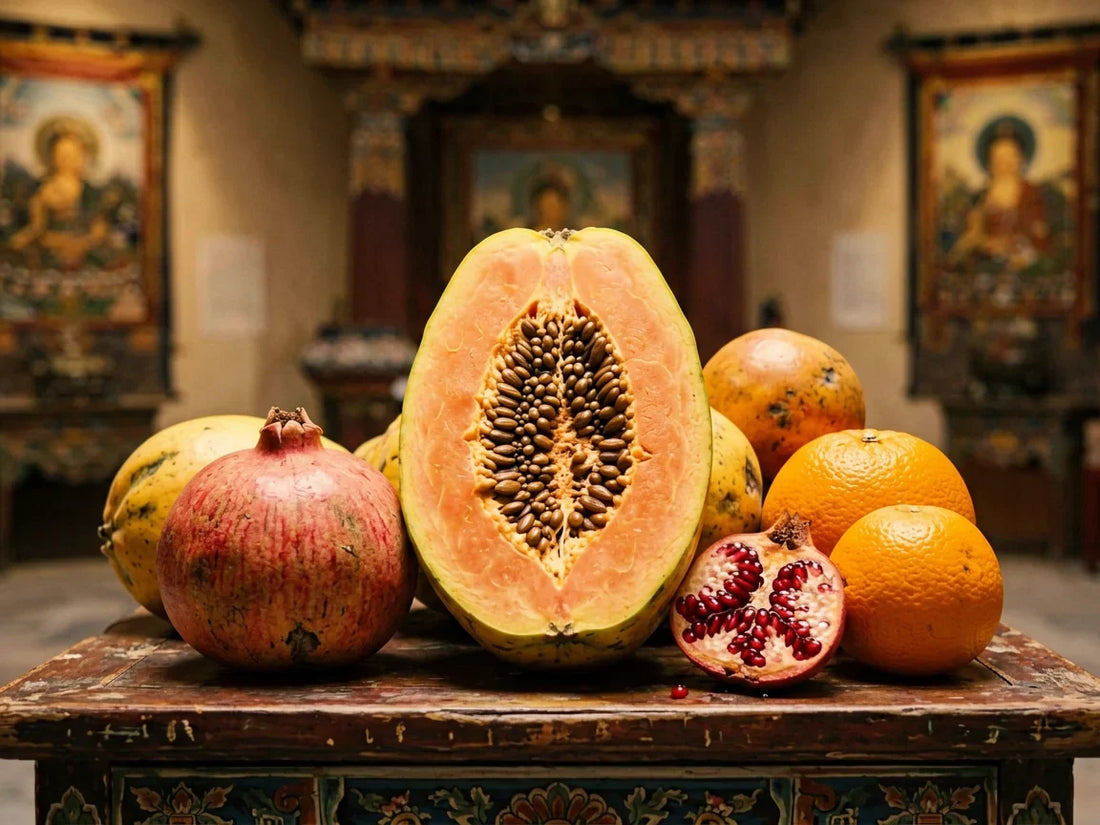 Myrobalan and Papaya: Secret Metaphors of Himalayan Fruits — from gandhanra.art