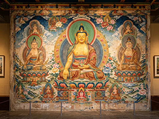 Pigments of Faith: Colorful Masterworks at Hemis Monastery — from gandhanra.art