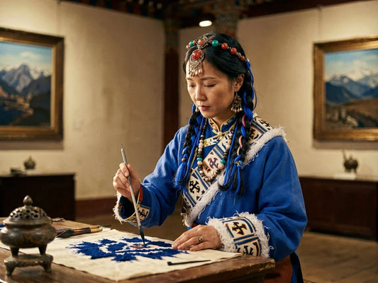 Pure Blue Nectar: Dromtonpa and the Fragrant Secret — from gandhanra.art