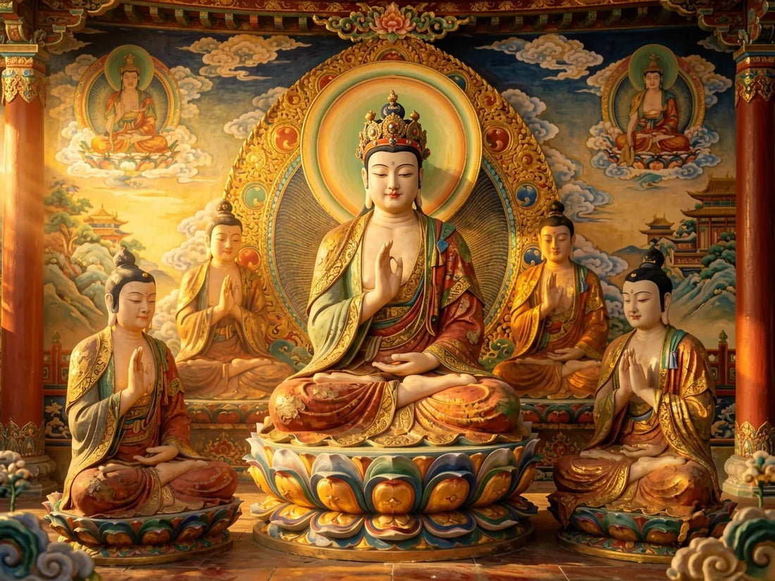 Sixteen Arhats Reach the Eastern Land — from gandhanra.art