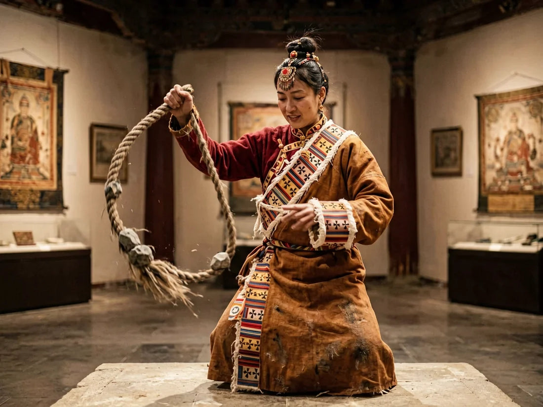 Spin It and Smash: The Tibetan Urdah Stone Sling — from gandhanra.art