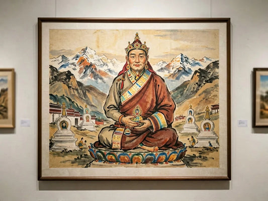The Brush Between Worlds: Tashi Mannox's Modern Calligraphy — from gandhanra.art