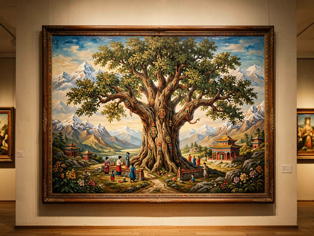 The Emerald Dance: How Trees Sing in the Himalayan Imagination — from gandhanra.art