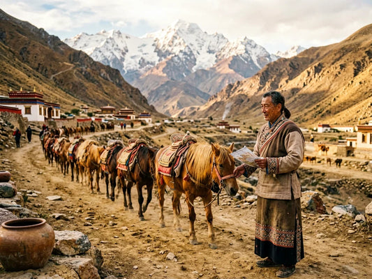 The First Westerner to Chronicle the Tea Horse Road — from gandhanra.art