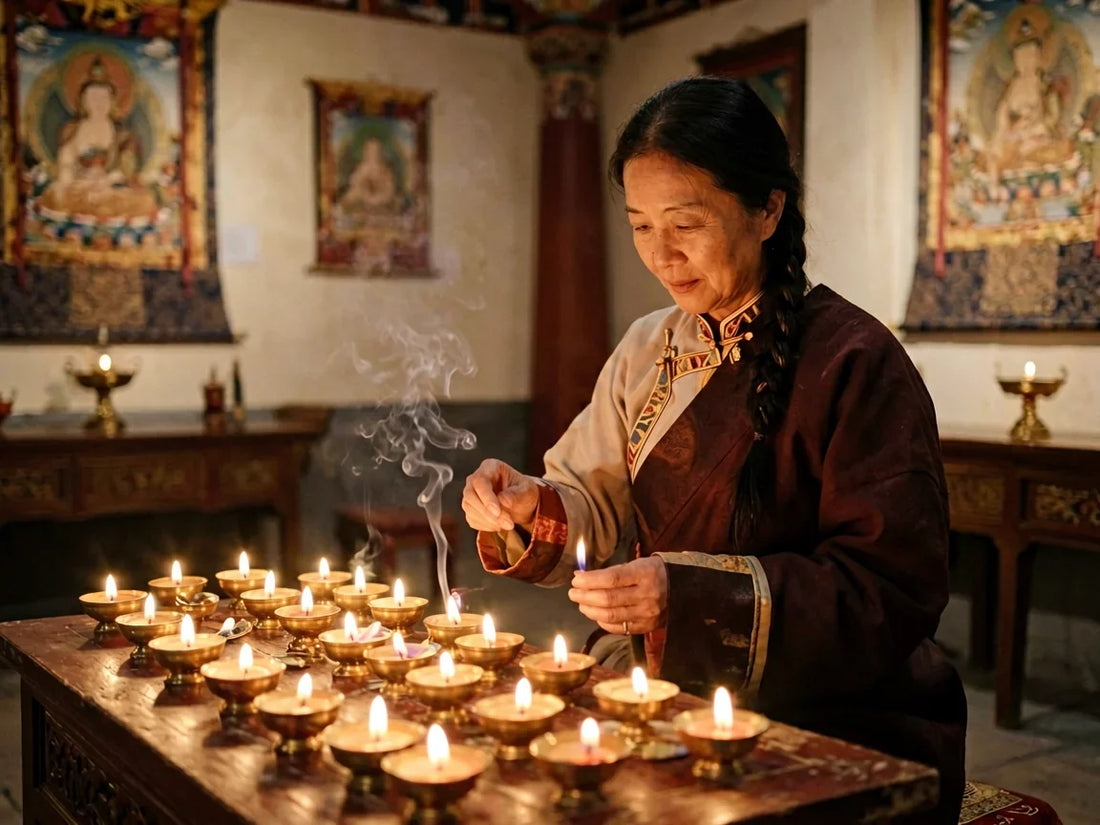 The Flickering Flame of Wisdom: Butter Lamps in Himalayan Culture — from gandhanra.art