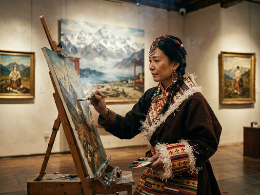 The Gypsy Painter: Krishna's Fifteen Years Roaming the Himalayas — from gandhanra.art