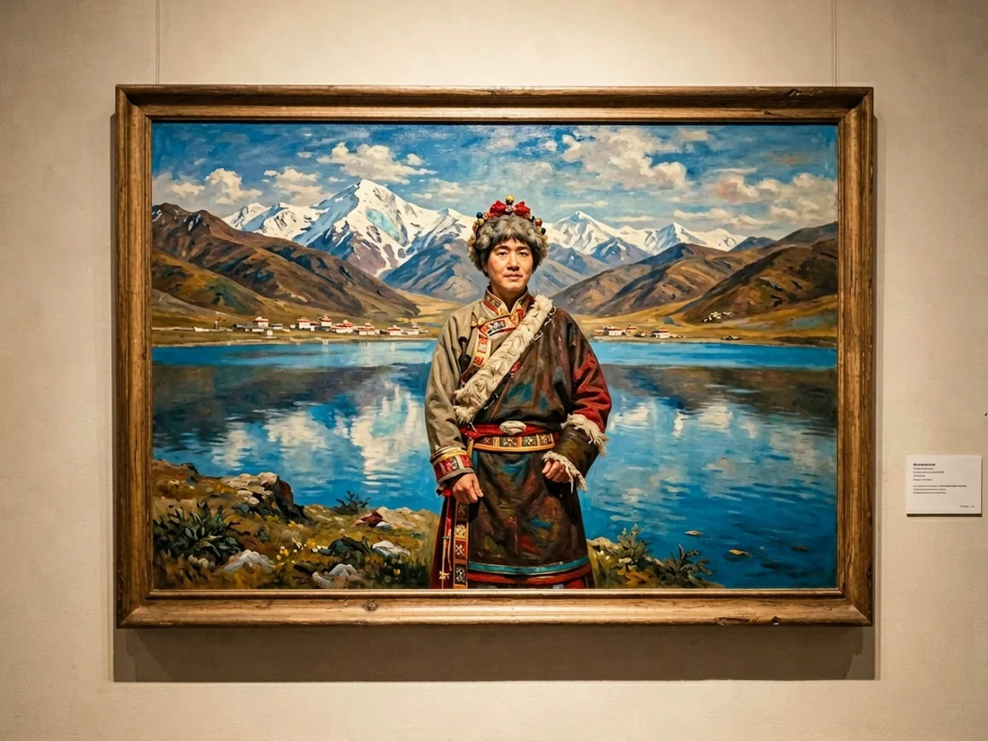 The Lake of the Heart: Manasarovar's Thousand Blues — from gandhanra.art