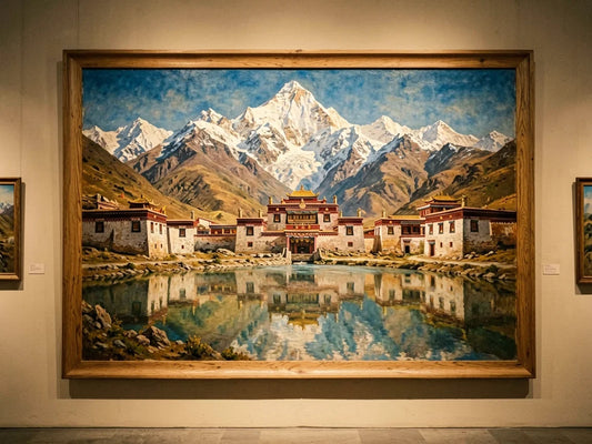 The Mountain Deity's Realm: Tibet's Sacred Peaks Between Genesis and Rule — from gandhanra.art