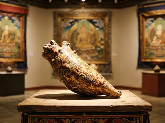 The White Conch of Sakya: A Sacred Gift from Buddha to Kublai Khan — from gandhanra.art